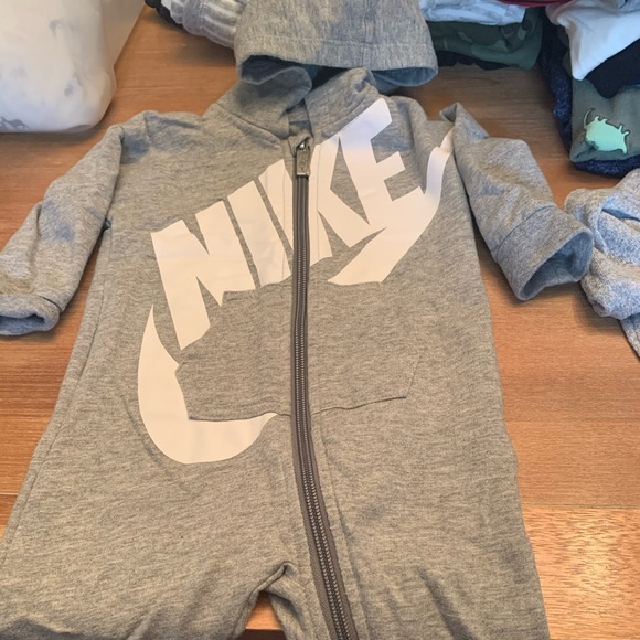 nike zip up onesie